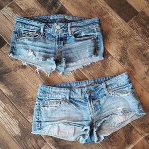 Shorty shorts. Selling together.
